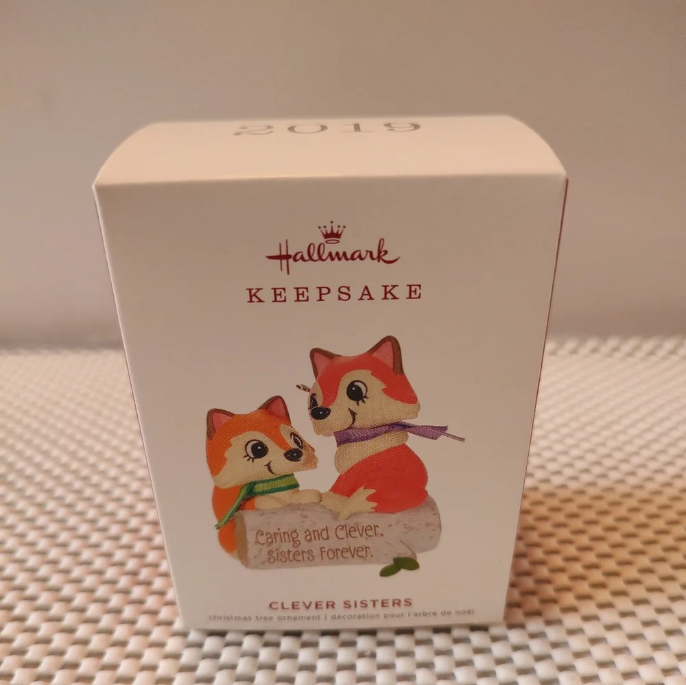 Hallmark Keepsake Christmas Ornament Caring And Clever Sisters Forever 2019